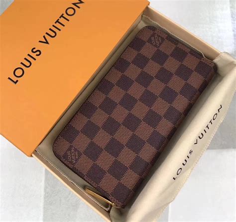 damier lv wallet|lv zippy wallet damier ebene.